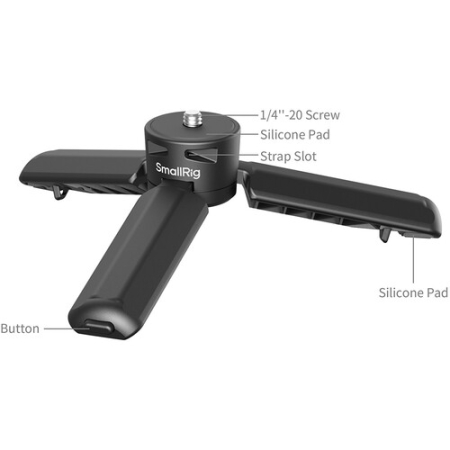 SmallRig 6864 - zestaw do vlogowania do DJI Osmo Pocket 4P/4/3 i Xtra Muse - szczegóły, mini statyw